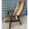 High Back Danish Teak Arm Chair